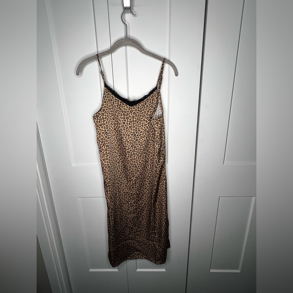 H&M Animal Print Leopard Slip Dress Kids Youth Size EUR 170 US 20